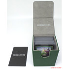 Docsmagic.de Premium Magnetic Tray Long Box Dark Green Small + 2 Flip Boxes - Dunkelgrün