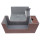 Docsmagic.de Premium Magnetic Tray Long Box Brown Small + 2 Flip Boxes - Braun