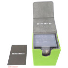 Docsmagic.de Premium Magnetic Tray Long Box Light Green Small + 2 Flip Boxes - Hellgrün