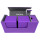 Docsmagic.de Premium Magnetic Tray Long Box Purple Small + 2 Flip Boxes - Lila