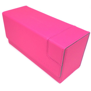 Docsmagic.de Premium Magnetic Tray Long Box Pink Small + 2 Flip Boxes - Rosa