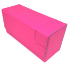 Docsmagic.de Premium Magnetic Tray Long Box Pink Small + 2 Flip Boxes - Rosa