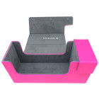 Docsmagic.de Premium Magnetic Tray Long Box Pink Small + 2 Flip Boxes - Rosa