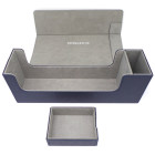 Docsmagic.de Premium Magnetic Tray Long Box Dark Blue Medium + 3 Flip Boxes - Dunkelblau
