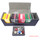 Docsmagic.de Premium Magnetic Tray Long Box Dark Blue Medium + 3 Flip Boxes - Dunkelblau