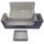 Docsmagic.de Premium Magnetic Tray Long Box Dark Blue Medium + 3 Flip Boxes - Dunkelblau