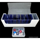 Docsmagic.de Premium Magnetic Tray Long Box White Medium + 3 Flip Boxes - Weiss