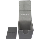 Docsmagic.de Premium Magnetic Tray Long Box Silver Medium + 3 Flip Boxes - Silber