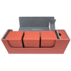 Docsmagic.de Premium Magnetic Tray Long Box Copper Medium + 3 Flip Boxes - Kupfer