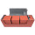 Docsmagic.de Premium Magnetic Tray Long Box Copper Medium + 3 Flip Boxes - Kupfer