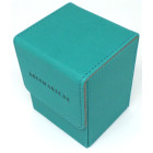 Docsmagic.de Premium Magnetic Tray Long Box Mint Medium + 3 Flip Boxes - Aqua