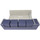 Docsmagic.de Premium Magnetic Tray Long Box Dark Blue Large + 4 Flip Boxes - Dunkelblau