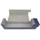 Docsmagic.de Premium Magnetic Tray Long Box Dark Blue Large + 4 Flip Boxes - Dunkelblau