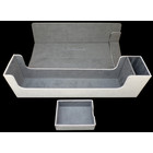 Docsmagic.de Premium Magnetic Tray Long Box White Large + 4 Flip Boxes - Weiss