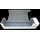 Docsmagic.de Premium Magnetic Tray Long Box White Large + 4 Flip Boxes - Weiss