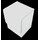 Docsmagic.de Premium Magnetic Tray Long Box White Large + 4 Flip Boxes - Weiss