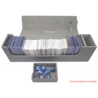 Docsmagic.de Premium Magnetic Tray Long Box Silver Large + 4 Flip Boxes - Silber