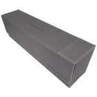 Docsmagic.de Premium Magnetic Tray Long Box Silver Large + 4 Flip Boxes - Silber