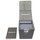 Docsmagic.de Premium Magnetic Tray Long Box Silver Large + 4 Flip Boxes - Silber