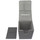 Docsmagic.de Premium Magnetic Tray Long Box Silver Large + 4 Flip Boxes - Silber