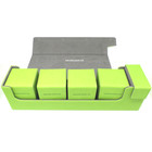 Docsmagic.de Premium Magnetic Tray Long Box Light Green Large + 4 Flip Boxes - Hellgrün