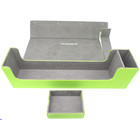 Docsmagic.de Premium Magnetic Tray Long Box Light Green Large + 4 Flip Boxes - Hellgrün