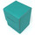 Docsmagic.de Premium Magnetic Tray Long Box Mint Large + 4 Flip Boxes - Aqua