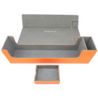 Docsmagic.de Premium Magnetic Tray Long Box Orange Large + 4 Flip Boxes - Orange
