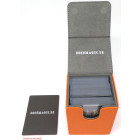Docsmagic.de Premium Magnetic Tray Long Box Orange Large + 4 Flip Boxes - Orange
