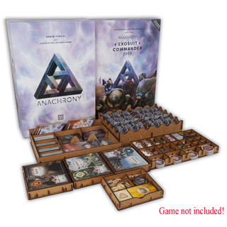 Brettspiel-Organizer Für Maus & Mystik + Erweiterung – Aufbewahrungslösung Aus Holz