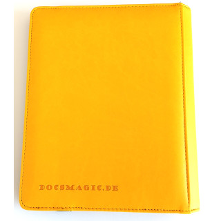 Docsmagic.de Pro-Player Premium 4/8-Pocket Album Gold - 160 Card Binder - MTG - PKM - YGO - Kartenalbum Gold