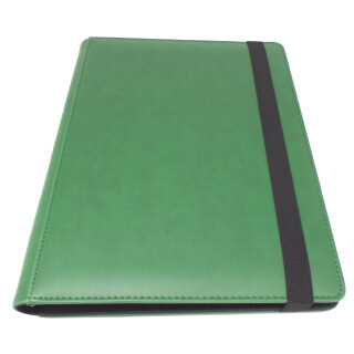 Docsmagic.de Pro-Player Premium 9/18-Pocket Album Dark Green - 360 Card Binder - MTG - PKM - YGO - Kartenalbum Dunkelgrün