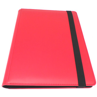 Docsmagic.de Pro-Player Premium 9/18-Pocket Album Red - 360 Card Binder - MTG - PKM - YGO - Kartenalbum Rot