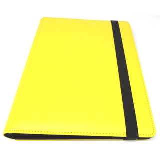 Docsmagic.de Pro-Player Premium 9/18-Pocket Album Yellow - 360 Card Binder - MTG - PKM - YGO - Kartenalbum Gelb