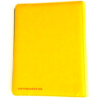 Docsmagic.de Pro-Player Premium 9/18-Pocket Album Gold - 360 Card Binder - MTG - PKM - YGO - Kartenalbum Gold