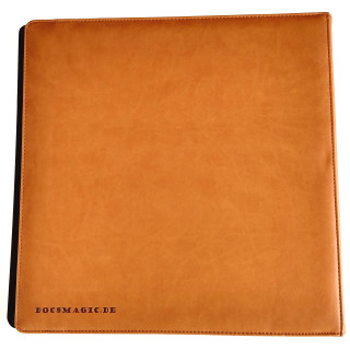 Docsmagic.de Pro-Player Premium 12/24-Pocket Playset Album Brown - 480 Card Binder - MTG - PKM - YGO - Kartenalbum Braun