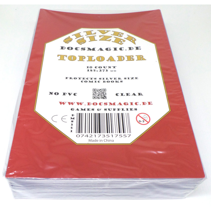 100 Docsmagic.de Current Size Resealable Comic Bags Combo Pac Backing Boards 