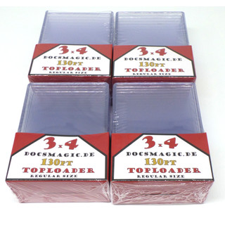 4 x 10 Docsmagic.de Toploader Extra Thick 130pt - 3" x 4" - Standard Size - 70 x 96