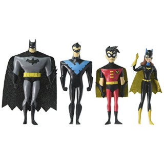 NJ Croce Masked Heroes Set incl. Robin, Batman, Batgirl & Nightwing Action Figure