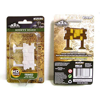 WizKids Deep Cuts Unpainted Miniatures - Bounty Board - English