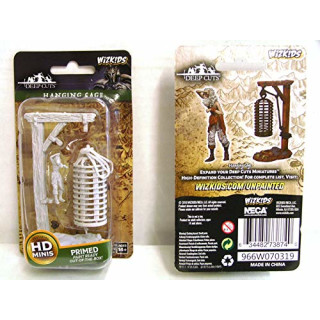 WizKids Deep Cuts Unpainted Miniatures - Hanging Cage - English