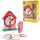 LEGO Time Teacher 9005039 Pink Kids Minifigure Link Buildable Watch, Constructible Clock and Activity Cards | Pink/White | Plastic | 25mm case Diameter | Analogue Quartz | boy Girl | Official
