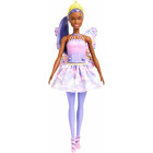 Barbie FXT02 - Dreamtopia Fee Puppe mit lila Haaren,...