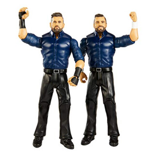 Mattel GBN57 - WWE Basis Actionfiguren (15 cm) 2er-Pack Sunil Singh & Samir Singh, Spielzeug ab 6 Jahren
