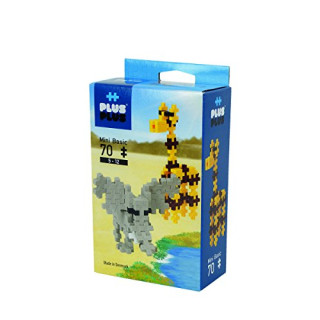 Plus-Plus 9603751 Geniales Konstruktionsspielzeug, Basic, Safari, Bausteine-Set, 70 Teile
