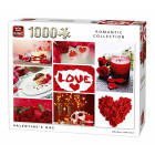 KING 5764 Puzzle 1000 Teile Romantic Collection...