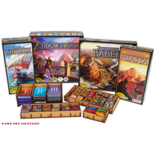 Docsmagic.de Organizer Insert for 7 Wonders Box - Einsatz
