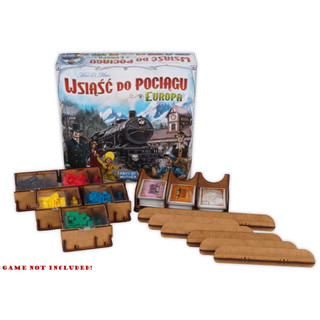 Docsmagic.de Organizer Insert for Ticket to Ride Box - Einsatz