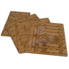 Docsmagic.de Organizer Insert for Ticket to Ride Box - Einsatz