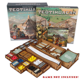 Docsmagic.de Organizer Insert for Teotihuacan : City of Gods Box - Einsatz